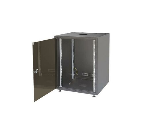 Шафа напольна Zpas 18U 19" 600x800 SJB (WZ-6729-01-04-161-BBL)