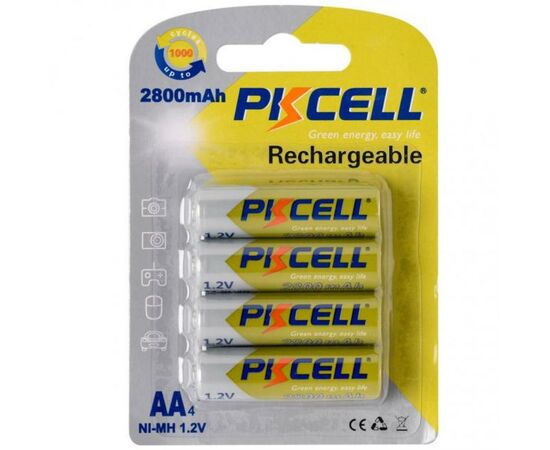 Акумулятор PkCell AA R6 NiMH 2800mAh * 4 (PC/AA2800-4B)
