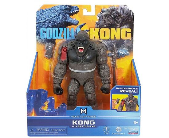 Фігурка Godzilla vs. Kong Конг з бойовою сокирою 15 см (35303), зображення 3 Фігурка Godzilla vs. Kong Конг з бойовою сокирою 15 см (35303), зображення 3