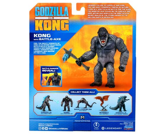 Фігурка Godzilla vs. Kong Конг з бойовою сокирою 15 см (35303), зображення 4 Фігурка Godzilla vs. Kong Конг з бойовою сокирою 15 см (35303), зображення 4