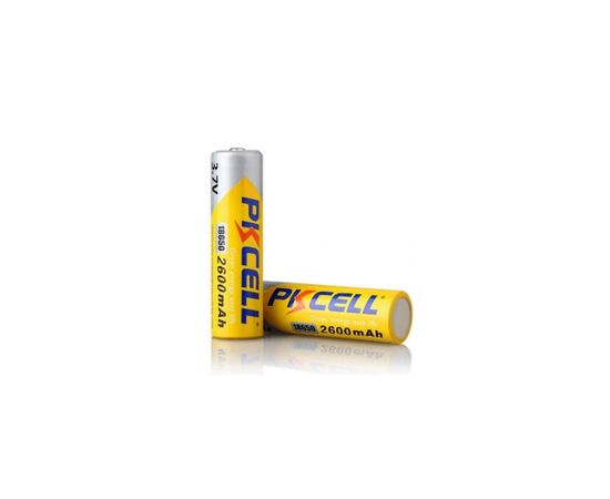 Аккумулятор 18650 2600mAh 3.7V Li-ion rechargeable batery * 1 PkCell (09347)