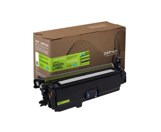 Картридж Patron HP 507A (CE401A) cyan Green Label (PN-507ACGL)
