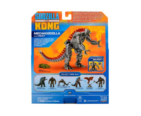 Фігурка Godzilla vs. Kong Мехаґодзілла 15 см (35305), зображення 9 Фігурка Godzilla vs. Kong Мехаґодзілла 15 см (35305), зображення 9