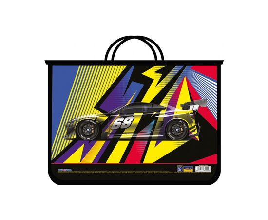 Папка - портфель Cool For School пластиковий на блискавці Racing (CF30000)