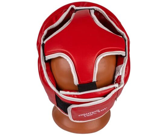 Боксерский шлем PowerPlay 3100 PU Червоний M (PP_3100_M_Red), изображение 4 Боксерский шлем PowerPlay 3100 PU Червоний M (PP_3100_M_Red), изображение 4