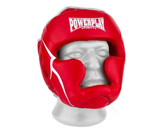 Боксерський шолом PowerPlay 3100 PU Червоний XS (PP_3100_XS_Red)