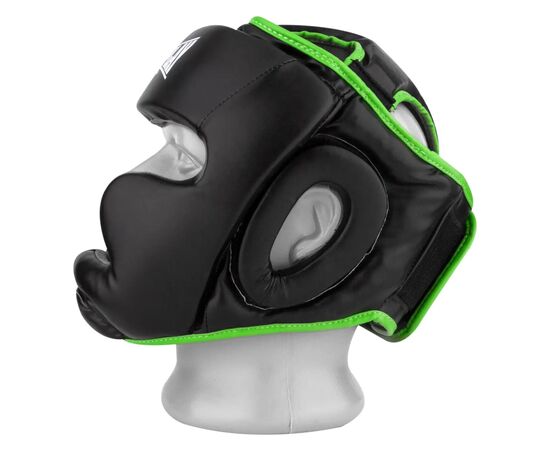Боксерский шлем PowerPlay 3100 PU Чорно-зелений S (PP_3100_S_Black/Green), изображение 2