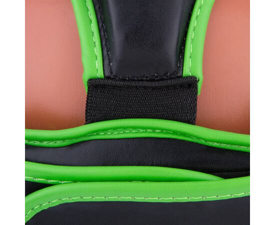 Боксерский шлем PowerPlay 3100 PU Чорно-зелений XS (PP_3100_XS_Black/Green), изображение 5