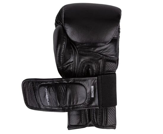 Боксерські рукавички PowerPlay 3087 Magnum Чорні 14 унцій (PP_3087_14oz_Black), зображення 3 Боксерські рукавички PowerPlay 3087 Magnum Чорні 14 унцій (PP_3087_14oz_Black), зображення 3