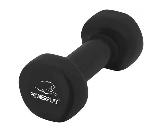 Гантель PowerPlay 4125 Achilles 2 кг Чорна (PP_4125_2kg), изображение 2 Гантель PowerPlay 4125 Achilles 2 кг Чорна (PP_4125_2kg), изображение 2
