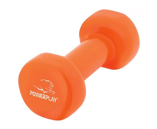Гантель PowerPlay 4125 Achilles 4 кг Помаранчева (PP_4125_4kg), изображение 2 Гантель PowerPlay 4125 Achilles 4 кг Помаранчева (PP_4125_4kg), изображение 2
