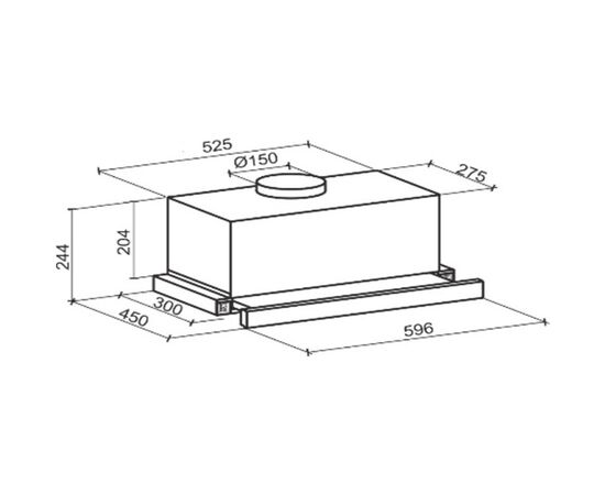 Вытяжка кухонная GRANADO Telde 603-1200 inox (GCH336477), изображение 8 Вытяжка кухонная GRANADO Telde 603-1200 inox (GCH336477), изображение 8