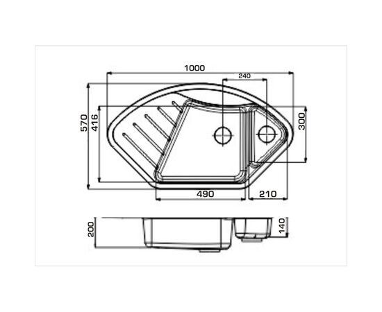 Мийка кухонна GRANADO Barcelona ivory, зображення 7 Мийка кухонна GRANADO Barcelona ivory, зображення 7