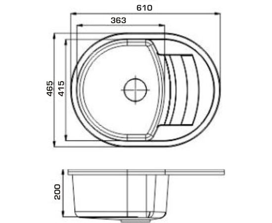 Мийка кухонна GRANADO MALAGA gris, зображення 7 Мийка кухонна GRANADO MALAGA gris, зображення 7