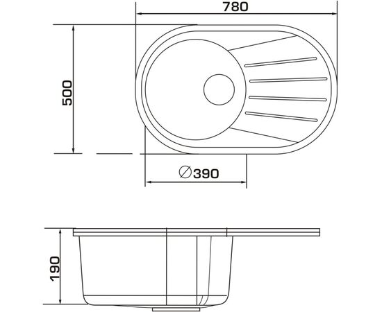 Мойка кухонная GRANADO MURCIA gris, изображение 6 Мойка кухонная GRANADO MURCIA gris, изображение 6