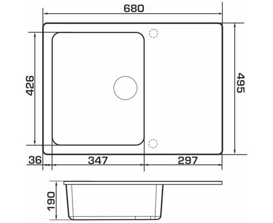Мойка кухонная GRANADO SALAMANKA marron, изображение 6 Мойка кухонная GRANADO SALAMANKA marron, изображение 6