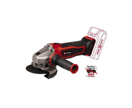 Шлифовальная машина Einhell TE-AG 18/115 Q Li - Solo PXC 115 мм, 18В, 8500 об/мин (без АКБ и ЗУ) (4431165), изображение 4 Шлифовальная машина Einhell TE-AG 18/115 Q Li - Solo PXC 115 мм, 18В, 8500 об/мин (без АКБ и ЗУ) (4431165), изображение 4