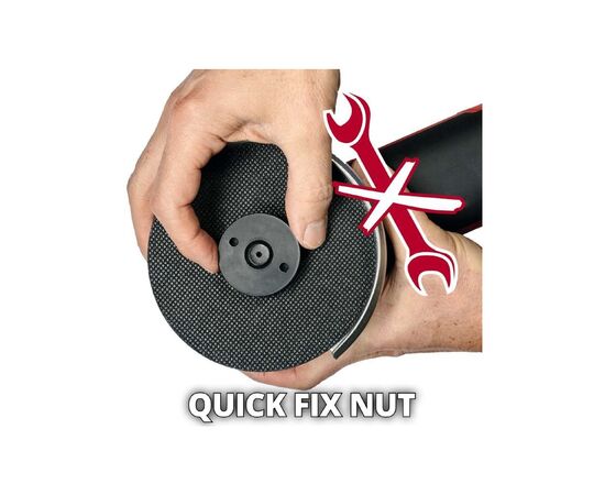 Шлифовальная машина Einhell TE-AG 18/115 Q Li - Solo PXC 115 мм, 18В, 8500 об/мин (без АКБ и ЗУ) (4431165), изображение 5 Шлифовальная машина Einhell TE-AG 18/115 Q Li - Solo PXC 115 мм, 18В, 8500 об/мин (без АКБ и ЗУ) (4431165), изображение 5