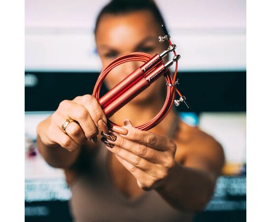Скакалка 4yourhealth Jump Rope Premium 0194 швидкісна 3м Червона (4YH_0194_Red), изображение 8 Скакалка 4yourhealth Jump Rope Premium 0194 швидкісна 3м Червона (4YH_0194_Red), изображение 8