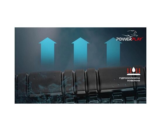 Масажный ролик PowerPlay 4025 Чорно-Помаранчевий (PP_4025_Black/Orange), изображение 5