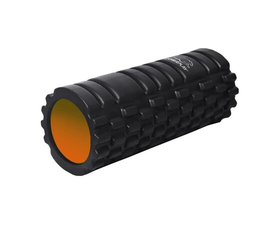 Масажный ролик PowerPlay 4025 Чорно-Помаранчевий (PP_4025_Black/Orange)