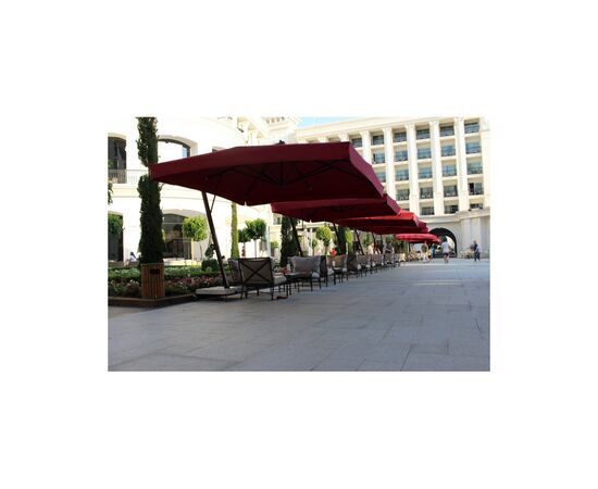 Садовый зонт Giris Plastik Metal Banana Classic квадратная 300х300 см (6930), изображение 5 Садовый зонт Giris Plastik Metal Banana Classic квадратная 300х300 см (6930), изображение 5