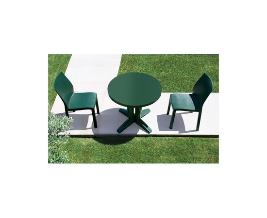 Стол садовый PAPATYA Bravo d80хh73 см белый 01 (4675), изображение 3 Стол садовый PAPATYA Bravo d80хh73 см белый 01 (4675), изображение 3