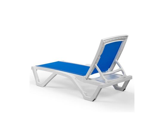 Шезлонг Tilia Mare белая слоновая кость сетка голубой (9559), изображение 2 Шезлонг Tilia Mare белая слоновая кость сетка голубой (9559), изображение 2