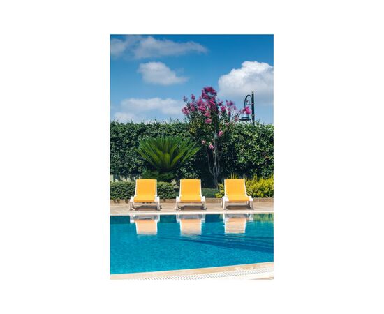 Шезлонг Tilia Mare біла слонова кістка сітка жовтий (9561), зображення 4 Шезлонг Tilia Mare біла слонова кістка сітка жовтий (9561), зображення 4