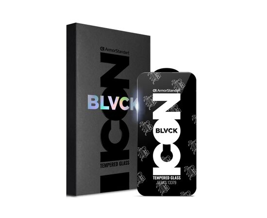 Скло захисне Armorstandart Supreme Black Icon 2.5D Apple iPhone 14 Plus/13 Pro Max (ARM69294)