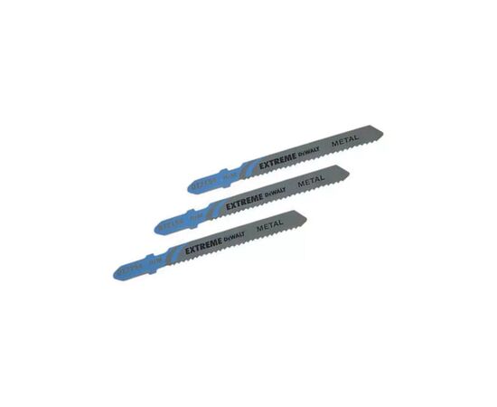 Полотно DeWALT для металла, быстрый, L=76, WL=51, 1.8 мм, макс. глубина реза - 6 мм, 3 шт (DT2154), изображение 2 Полотно DeWALT для металла, быстрый, L=76, WL=51, 1.8 мм, макс. глубина реза - 6 мм, 3 шт (DT2154), изображение 2