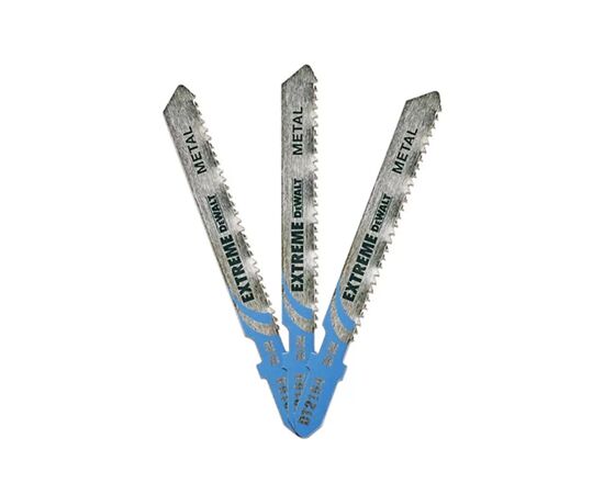Полотно DeWALT для металла, быстрый, L=76, WL=51, 1.8 мм, макс. глубина реза - 6 мм, 3 шт (DT2154), изображение 3 Полотно DeWALT для металла, быстрый, L=76, WL=51, 1.8 мм, макс. глубина реза - 6 мм, 3 шт (DT2154), изображение 3