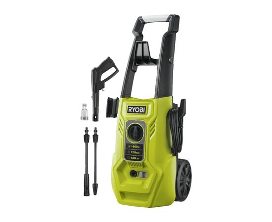 Мойка высокого давления Ryobi RY120PWA, 1600Вт, 120Бар, 420 л/час (5133005367)