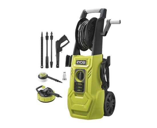 Мийка високого тиску Ryobi RY150PWA, 2000Вт, 150Бар, 450 л/год (5133005371)