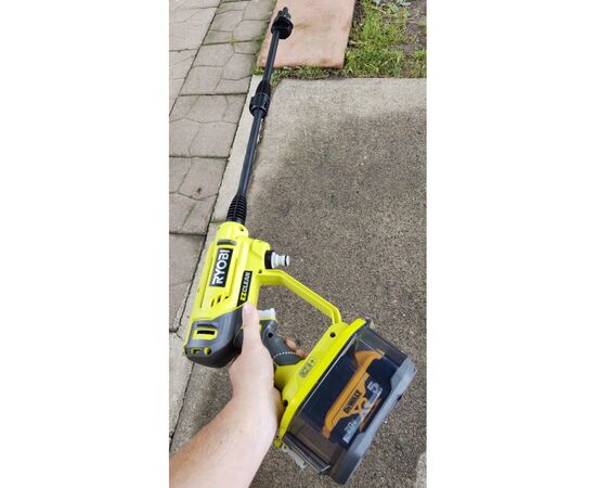 Мойка высокого давления Ryobi низкого давления RY18PW22A-0, 18В ONE+, 22бар, 182 л/час. (без АКБ и ЗП) (5133004570), изображение 6 Мойка высокого давления Ryobi низкого давления RY18PW22A-0, 18В ONE+, 22бар, 182 л/час. (без АКБ и ЗП) (5133004570), изображение 6