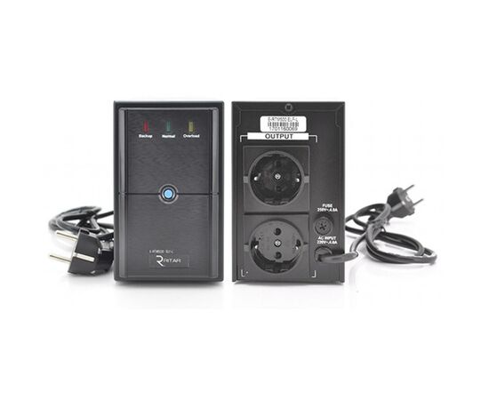 Источник бесперебойного питания Ritar E-RTM500 (300W) ELF-L (E-RTM500L), изображение 3 Источник бесперебойного питания Ritar E-RTM500 (300W) ELF-L (E-RTM500L), изображение 3