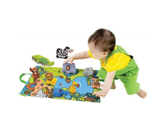 Детский коврик K’S KIDS 3D Джунгли с животными (KA10744-GB), изображение 4