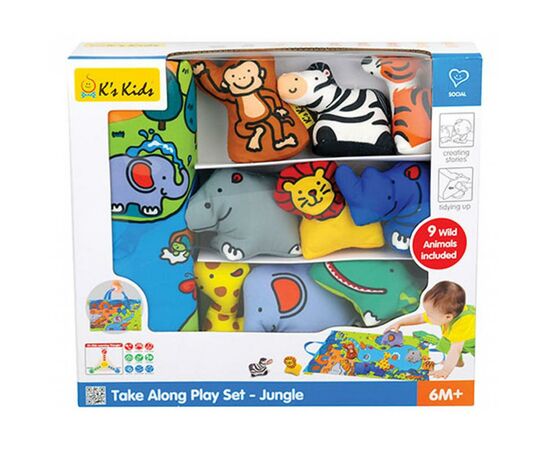 Детский коврик K’S KIDS 3D Джунгли с животными (KA10744-GB), изображение 6