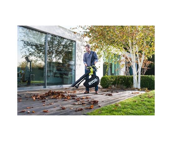Пылесос садовый Ryobi повітродув-пилосос RBV1850 ONE+ НР, 1*5Ач (5133004641), изображение 2 Пылесос садовый Ryobi повітродув-пилосос RBV1850 ONE+ НР, 1*5Ач (5133004641), изображение 2
