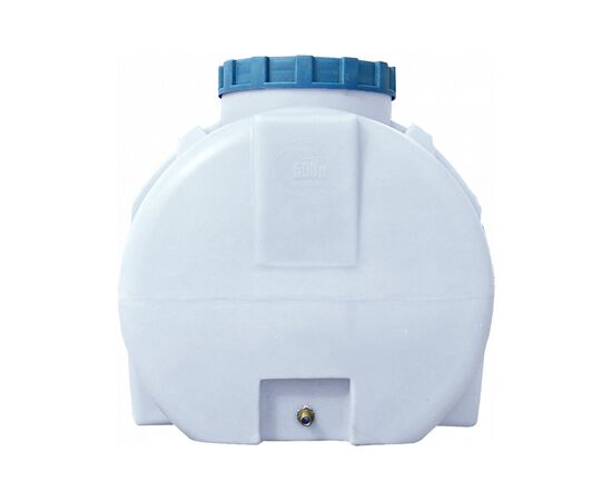 Емкость для воды Пласт Бак горизонтальная пищевая 500 л белая (826), изображение 2 Емкость для воды Пласт Бак горизонтальная пищевая 500 л белая (826), изображение 2