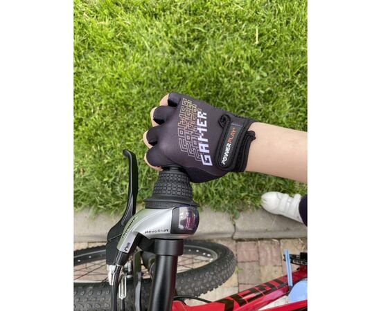 Велорукавиці PowerPlay 5451 Gamer XS (5451_XS_Gamer), зображення 5