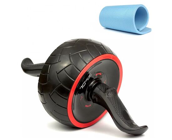 Ролик для пресса 7Sports Pro AB Wheel зі зворотним механізмом WA-3 Чорний (WA-3), изображение 3 Ролик для пресса 7Sports Pro AB Wheel зі зворотним механізмом WA-3 Чорний (WA-3), изображение 3