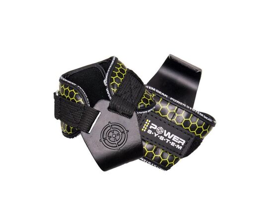 Гаки для тяги на зап'ястя Power System Hooks V2 PS-3360 Black/Yellow XL (PS_3360_Black/Yellow XL)