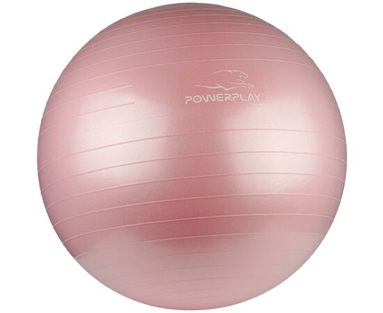 Мяч для фитнеса PowerPlay 4001 65см Рожевий + помпа (PP_4001_65_Pink), изображение 2 Мяч для фитнеса PowerPlay 4001 65см Рожевий + помпа (PP_4001_65_Pink), изображение 2