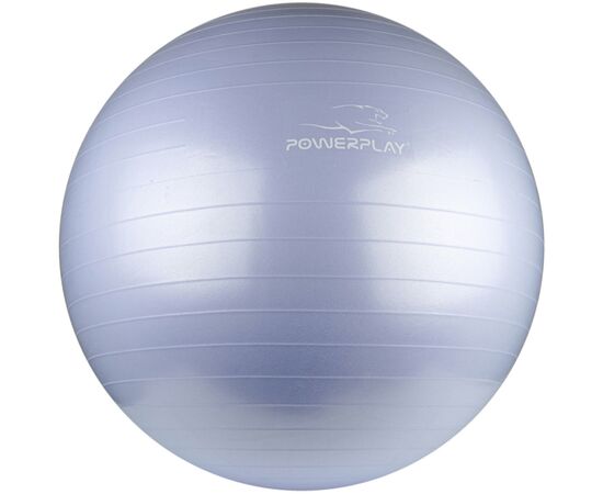 Мяч для фитнеса PowerPlay 4001 75см Блакитний + помпа (PP_4001_75_Sky_Blue), изображение 2 Мяч для фитнеса PowerPlay 4001 75см Блакитний + помпа (PP_4001_75_Sky_Blue), изображение 2