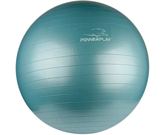 Мяч для фитнеса PowerPlay 4001 75см Зелений + помпа (PP_4001_75_Green), изображение 2 Мяч для фитнеса PowerPlay 4001 75см Зелений + помпа (PP_4001_75_Green), изображение 2