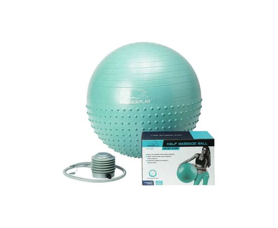 Мяч для фитнеса PowerPlay 4003 65см Зелений + помпа (PP_4003_65_Green)