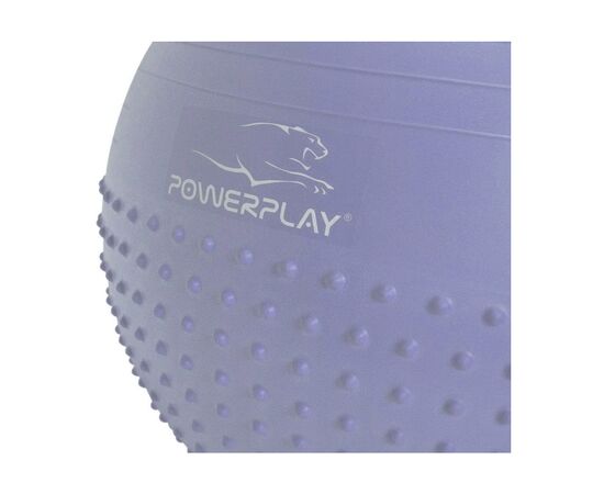 Мяч для фитнеса PowerPlay 4003 75см Блакитний + помпа (PP_4003_75_Sky_Blue), изображение 2 Мяч для фитнеса PowerPlay 4003 75см Блакитний + помпа (PP_4003_75_Sky_Blue), изображение 2
