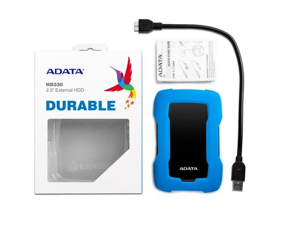 Внешний жесткий диск 2.5" 1TB ADATA (AHD330-1TU31-CBL), изображение 6 Внешний жесткий диск 2.5" 1TB ADATA (AHD330-1TU31-CBL), изображение 6