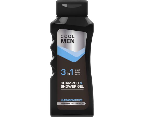 Гель для душа Cool Men Ultrasensitive 2 в 1 400 мл (4823015936180)